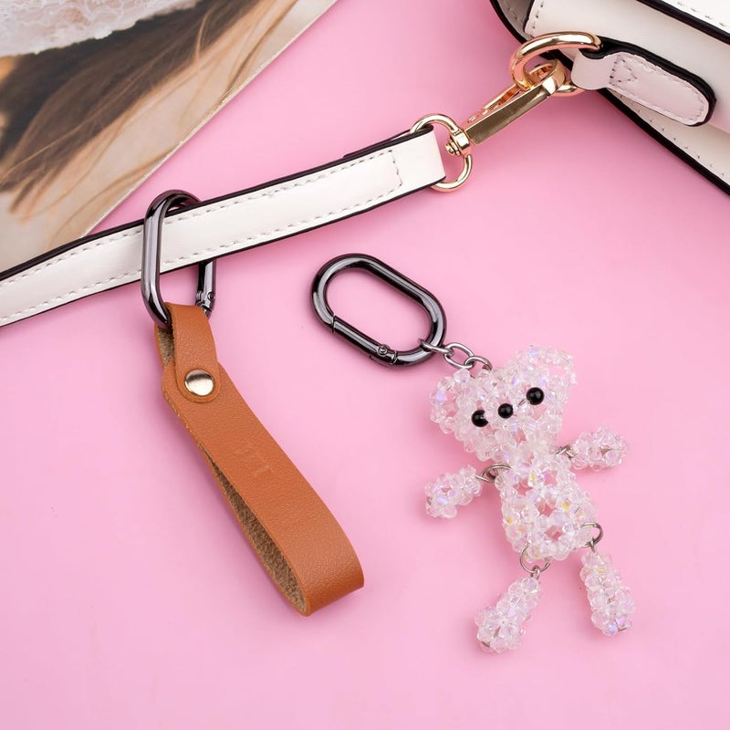 STSTR 3pcs Oval Spring Ring Clips, Metal Keyring Purse Clip, Heavy Duty Opening O Ring Carabiner for Keychains,Backpacks, Keys - Image 4